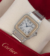 Afbeelding in Gallery-weergave laden, Cartier Santos Carree 2961 + 2025 Cartier Service & Pouch