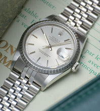 Afbeelding in Gallery-weergave laden, Rolex Datejust 16220 'Silver' 1989 (B+P) 'Like new/NOS'