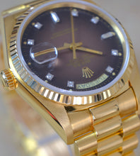 Afbeelding in Gallery-weergave laden, Rolex Day-Date 18038 'Brown Vignette' 1979'