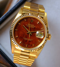 Afbeelding in Gallery-weergave laden, Rolex Datejust 16238 'wood dial' 1988