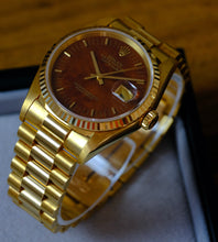 Afbeelding in Gallery-weergave laden, Rolex Datejust 16238 'wood dial' 1988