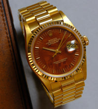 Afbeelding in Gallery-weergave laden, Rolex Datejust 16238 'wood dial' 1988