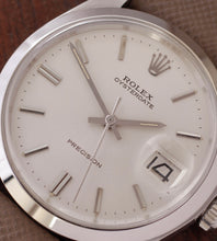 Afbeelding in Gallery-weergave laden, Rolex Oysterdate Precision 6694 'Silver Dial + Rolex Buckle' (1972)
