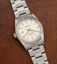 Afbeelding in Gallery-weergave laden, Rolex Datejust 16200 'Silver Patina Dial' (1997)