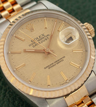 Afbeelding in Gallery-weergave laden, Rolex Datejust 16233 Linen Dial / Like NOS-Condition / Box + Papers / 1991-1992