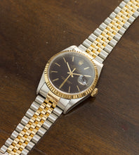 Afbeelding in Gallery-weergave laden, Rolex Datejust 16233 'Black' 2000