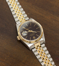 Afbeelding in Gallery-weergave laden, Rolex Datejust 16233 'Black' 2000