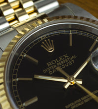 Afbeelding in Gallery-weergave laden, Rolex Datejust 16233 'Black' 2000