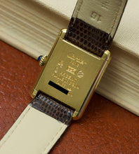 Afbeelding in Gallery-weergave laden, Must de Cartier Tank lemon dial