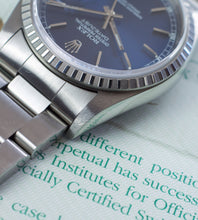 Afbeelding in Gallery-weergave laden, Rolex Datejust 16220 'Blue' 1999