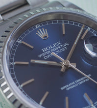 Afbeelding in Gallery-weergave laden, Rolex Datejust 16220 'Blue' 1999