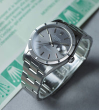 Load image into Gallery viewer, Rolex Date 15210 Slate Grey + Papers 1995 & Smooth Bezel (1995)