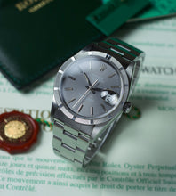 Load image into Gallery viewer, Rolex Date 15210 Slate Grey + Papers 1995 & Smooth Bezel (1995)