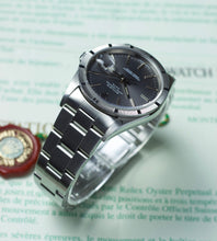 Load image into Gallery viewer, Rolex Date 15210 Slate Grey + Papers 1995 & Smooth Bezel (1995)