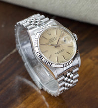 Load image into Gallery viewer, Rolex Datejust 16234 fluted bezel silver dial 1993