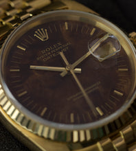 Afbeelding in Gallery-weergave laden, Rolex Datejust 16018 'Wood Dial' (1985)