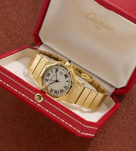 Afbeelding in Gallery-weergave laden, Cartier Santos Octagon 2965 '18K Yellow gold' + Box