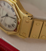 Afbeelding in Gallery-weergave laden, Cartier Santos Octagon 2965 '18K Yellow gold' + Box