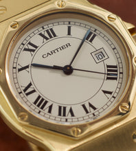 Afbeelding in Gallery-weergave laden, Cartier Santos Octagon 2965 '18K Yellow gold' + Box