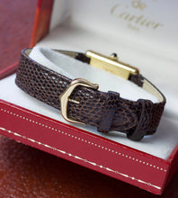 Afbeelding in Gallery-weergave laden, Must de Cartier Tank 'Ivory Lemon Dial' + Box (small size)