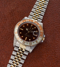 Afbeelding in Gallery-weergave laden, Rolex GMT-Master 16753 ''Root beer / Nipple lava dial'' (1983)