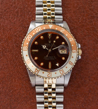 Afbeelding in Gallery-weergave laden, Rolex GMT-Master 16753 ''Root beer / Nipple lava dial'' (1983)