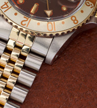 Afbeelding in Gallery-weergave laden, Rolex GMT-Master 16753 ''Root beer / Nipple lava dial'' (1983)