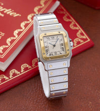 Afbeelding in Gallery-weergave laden, Cartier Santos Galbée 187901 (Full-Set / NL delivered) 1993