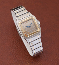 Afbeelding in Gallery-weergave laden, Cartier Santos Galbée 1566 'Slate Grey / Rhodium Dial'