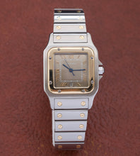 Afbeelding in Gallery-weergave laden, Cartier Santos Galbée 1566 'Slate Grey / Rhodium Dial'