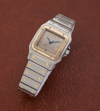 Afbeelding in Gallery-weergave laden, Cartier Santos Galbée 1566 'Slate Grey / Rhodium Dial'
