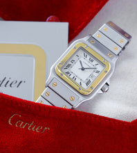 Afbeelding in Gallery-weergave laden, Cartier Santos Carree 2961 + Box & Papers (1985)