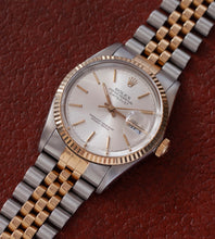 Afbeelding in Gallery-weergave laden, Rolex Datejust 16013 'Silver Chapter-Ring Dial' (1986)
