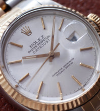 Afbeelding in Gallery-weergave laden, Rolex Datejust 16013 'Silver Chapter-Ring Dial' (1986)