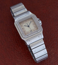 Afbeelding in Gallery-weergave laden, Cartier Santos Galbée 987901 'Cream Dial'