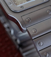 Afbeelding in Gallery-weergave laden, Cartier Santos Galbée 987901 'Cream Dial'