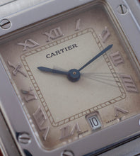 Afbeelding in Gallery-weergave laden, Cartier Santos Galbée 987901 'Cream Dial'