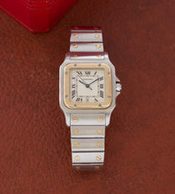 Afbeelding in Gallery-weergave laden, Cartier Santos Galbée 187901 + Box