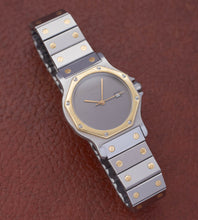 Afbeelding in Gallery-weergave laden, Cartier Santos Octagon 2965 'Slate Grey / Ghost Dial'