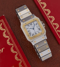 Afbeelding in Gallery-weergave laden, Cartier Santos Carree 2961 + Box & Booklets
