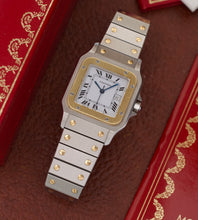 Afbeelding in Gallery-weergave laden, Cartier Santos Carree 2961 + Box & Booklets