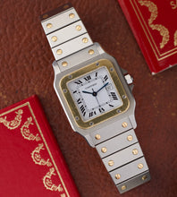 Afbeelding in Gallery-weergave laden, Cartier Santos Carree 2961 + Box & Booklets
