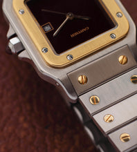 Afbeelding in Gallery-weergave laden, Cartier Santos Carree 2961 'Burgundy'