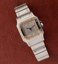 Afbeelding in Gallery-weergave laden, Cartier Santos Galbée 1566 'Grey Roman'