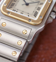 Afbeelding in Gallery-weergave laden, Cartier Santos Galbée 187901 + Box & Papers