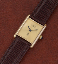 Afbeelding in Gallery-weergave laden, Must de Cartier Tank Vermeil 'Discor Dial' (LM)