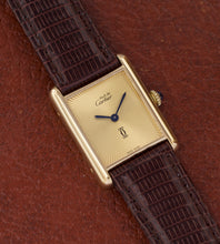 Afbeelding in Gallery-weergave laden, Must de Cartier Tank Vermeil 'Discor Dial' (LM)