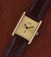 Afbeelding in Gallery-weergave laden, Must de Cartier Tank Vermeil 'Discor Dial' (LM)
