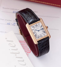 Afbeelding in Gallery-weergave laden, Cartier Tank Solo 'Small' 3168 + Box & Papers