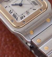 Afbeelding in Gallery-weergave laden, Cartier Santos Galbée 187901 + Box & Papers (1998)